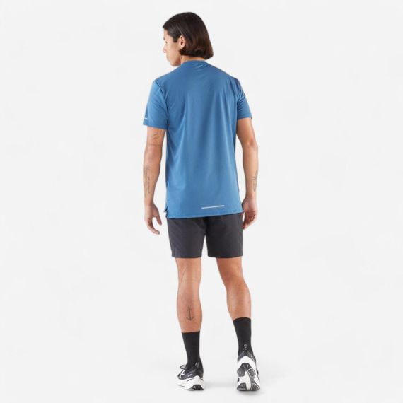 Футболка чоловіча Kiprun Run 500 для бігу синя - 2XL. | Зображення 5
