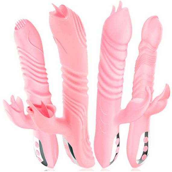 Вібратор з поступальними рухами та підігрівом Pretty Love "Leopold"