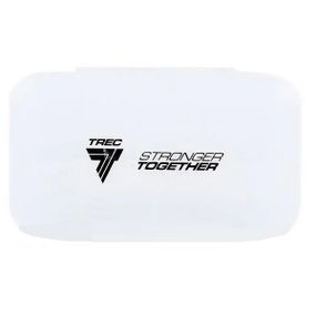 Таблетница (органайзер) для спорта Trec Nutrition Pillbox "stronger together" White