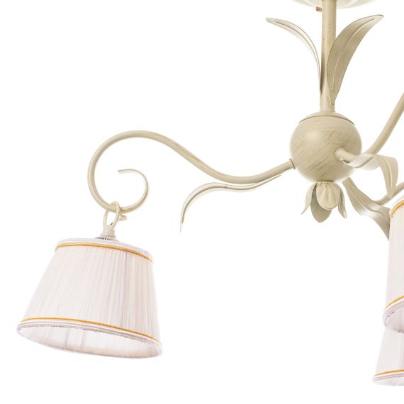 Люстра потолочная с абажуром E14 40W WH (BKL-668S/3) | Зображення 1