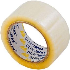 Скотч Buromax Packing tape 48мм x 50яр х 40мкм, JOBMAX, clear (BM.7010-00) - Топ Продаж!