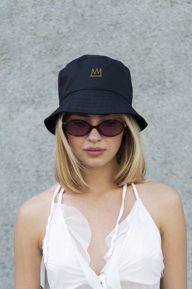 Панамка Without з принтом Crown Black | Зображення 2