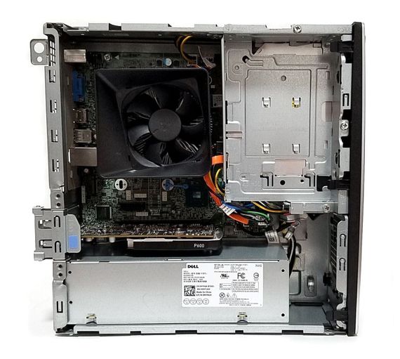 Комп'ютер Dell Inspiron 3470 SFF / Intel Core i3-9100 (4 ядра по 3.6 - 4.2 GHz) / 8 GB DDR4 / 256 GB SSD M.2 / nVidia Quadro P600, 2 GB GDDR5, 128-bit / Win 10 Home б/в | Зображення 3