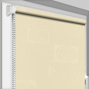 Рулонная штора ТМ "DecoSharm" Икеа 1800 открытого типа Бежевый 1200 х 1700 мм