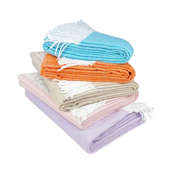 Плед бавовняний Alice Рожевий Love You 140 x 200 см | Зображення 1