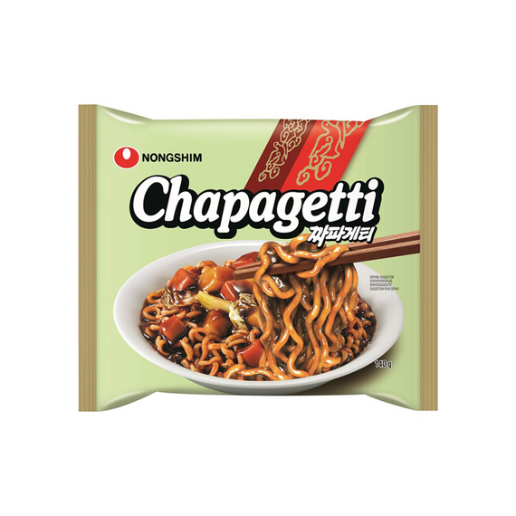 Локшина швидкого приготування з солодким чорним соєвим соусом Чачжан Chapaghetti Nongshim 140г 8801043157728