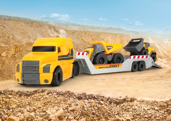 Набор игровой Грузовик с техникой Volvo | Зображення 4