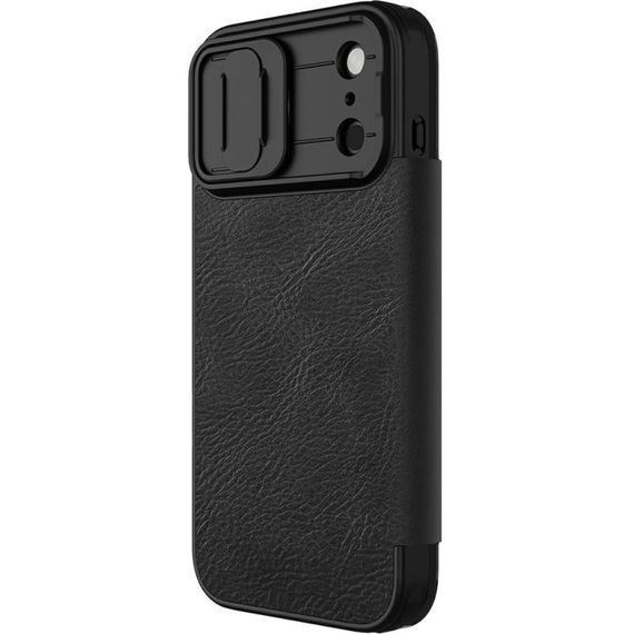 Шкіряний чохол-книжка Nillkin Qin Pro Camshield для Apple iPhone 17 Pro Max (6.9") Black