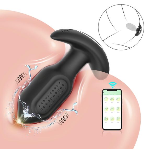 Анальная пробка с вибро Bliss APP - Vibrating Anal Plug sexstyle | Зображення 4