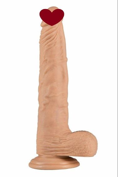 Фалоімітатор з присоскою Alive Long John, діаметр 4 см, ПВХ, конусоподібний sexstyle