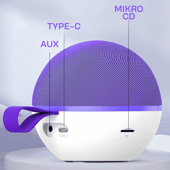 Бездротова Міні Караоке Система T97 Переносна Портативна Bluetooth Колонка на 2 Мікрофони + Функція Зміни Голосу + LED | Зображення 6