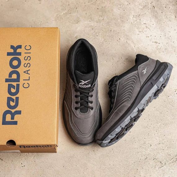 Чоловічі демісезонні кросівки Reebok сірі | Зображення 4