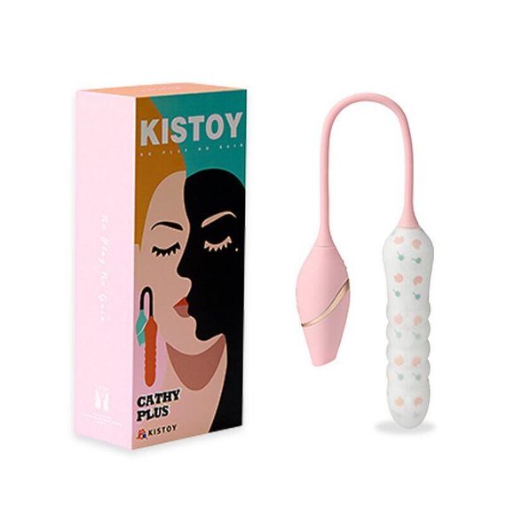 Пульсатор з вакуумним стимулятором KISTOY Cathy Plus на гнучкій зчіпці Sex Aura | Зображення 1