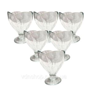 Набор креманок на ножке 6 шт креманки стеклянные для десертов, мороженого, желе набор 180 мл HP-YH-64