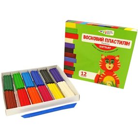 Набор для лепки пластилин 331017/Cr 12 цветов