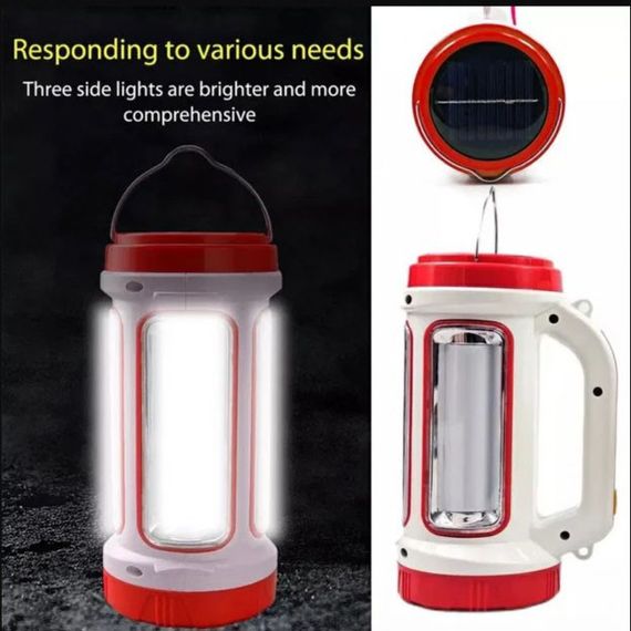 Ліхтар переносний кемпінг 6088-LED+COB з функцією PowerBank, ліхтарі для кемпінгу camping. PO-451 Колір: помаранчевий | Зображення 1