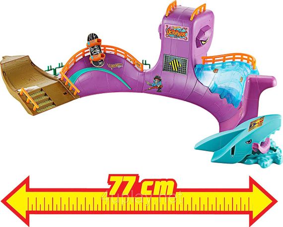 Hot Wheels Skate Octopus Skatepark Трек Хот Вилс Скейт-парк Осьминог, скейты для рук, фингерборды Оригинал | Зображення 1