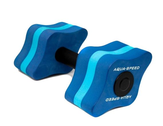 Гантелі для аквафітнесу Aqua Speed ​​AQUAFITNESS Dumbells 5647 синій Уні 11x15x8см 5908217656476 | Зображення 1