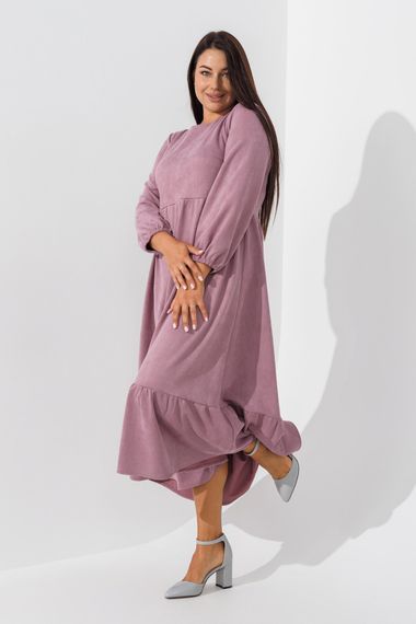 Сукня однотонна жіноча On me 2329 2XL Бузковий (2000990735737D) shop (2000990735737) | Зображення 2