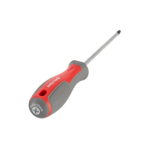 Викруткa хрестова PH1*125 мм, Cr-V INTERTOOL VT-3317 | Зображення 1