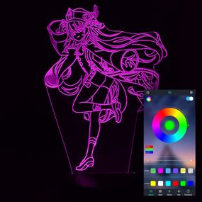 Акриловий світильник-нічник керування з телефона Ху Тао (Hu Tao) tty-n000584