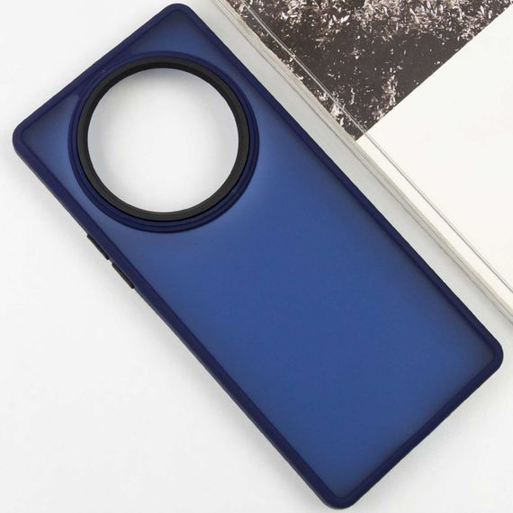 Чехол TPU+PC Lyon Frosted для Xiaomi Redmi A3 Navy Blue | Зображення 1