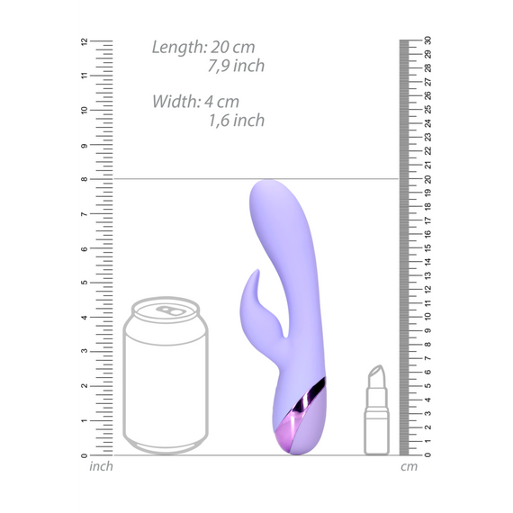 Вібратор-кролик, лавандовий Loveline (Нідерланди) sexstyle | Зображення 6