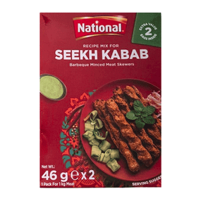 Суміш спецій для кебабів  Seekh Kabab Mix 92г National 620514006789