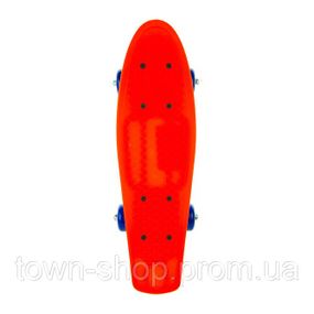 Детский скейт, пенни борд  JP-HB-10V (RL7T) колеса 4 см PVC, 42*13 см (Красный)