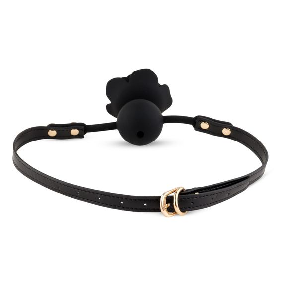 Кляп - Black Rose Ball Gag | Зображення 2