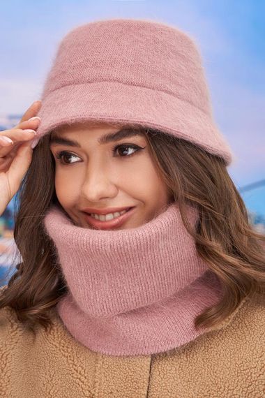 Модный молодежный комплект (4974/4961-77) темная пудра