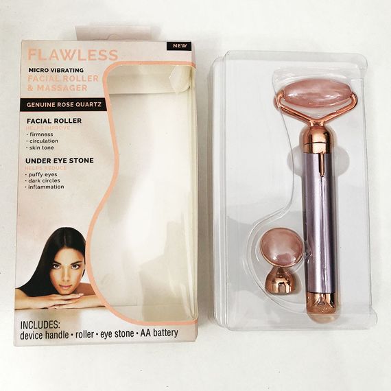 Массажер ролик электрический для лица Facial Roller Massager. XU-958 Цвет: бежевый | Зображення 5