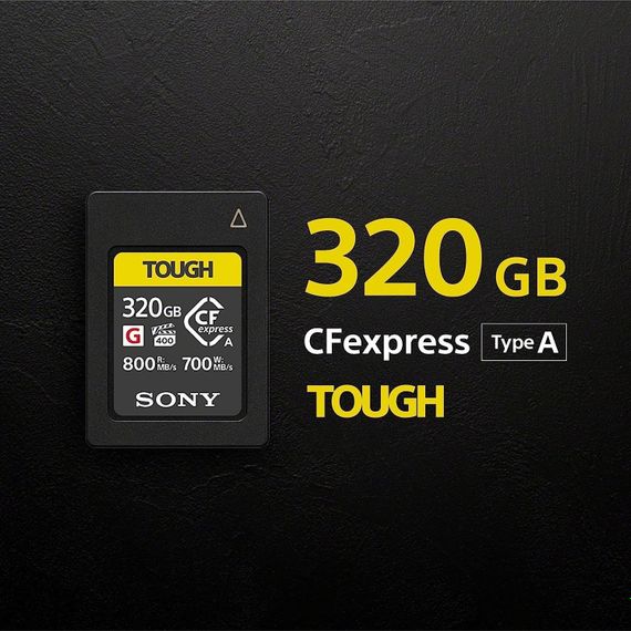 Карта пам'яті Sony CFexpress Type A 320GB R800/W700 Tough (CEAG320T.SYM) | Зображення 1