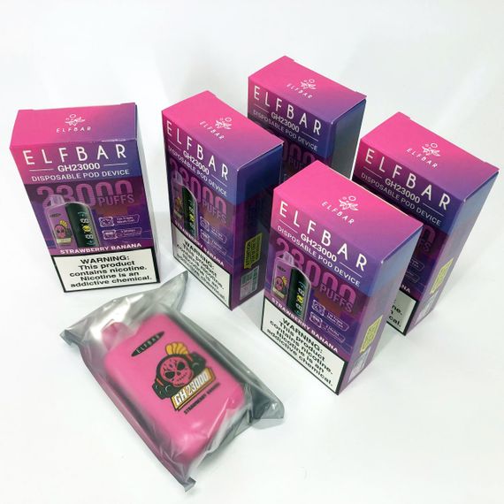 ELF BAR GH 23000 смак Полуниця Банан (Strawberry Banana) (ws83959-11) | Зображення 5