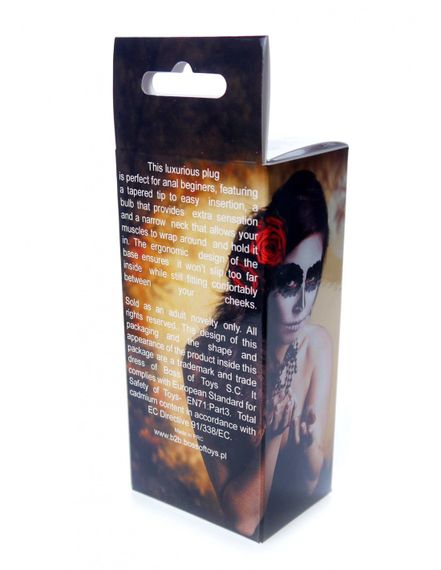 Анальний плаг S з рожевим каменем Boss of toys Jewellery | Зображення 7