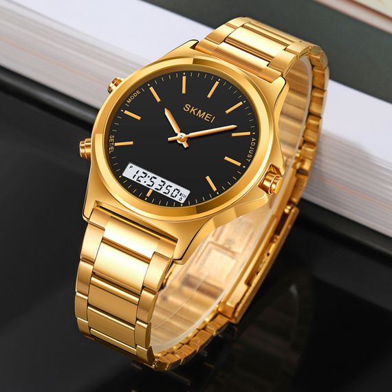 Наручний годинник Skmei 2120GDBK Gold-Black | Зображення 3