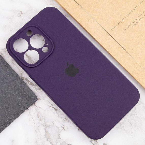 Чохол Silicone Case Full Camera Protective (AA) для Apple iPhone 14 Pro (6.1") Фіолетовий / Elderberry | Зображення 4
