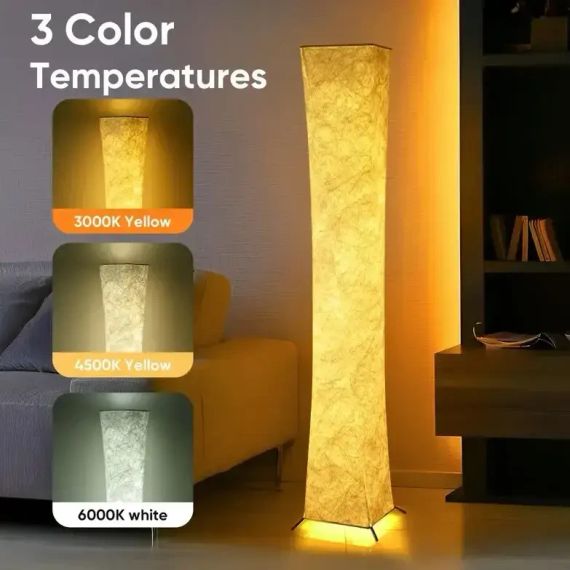 Напольная лампа с пультом дистанционного управления,20×20×130 см | Зображення 1