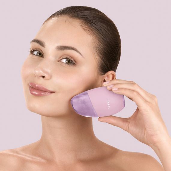 Масажер для обличчя GESKE Cool&Warm Eye and Face Massager 7в1 pink | Зображення 3