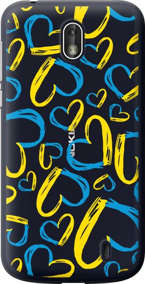 Чехол на Nokia 1 Сердца UA "5292u-1373-17620"