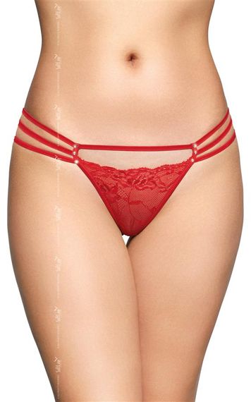 Жіночі стрінги - G-String 2493, red M/L