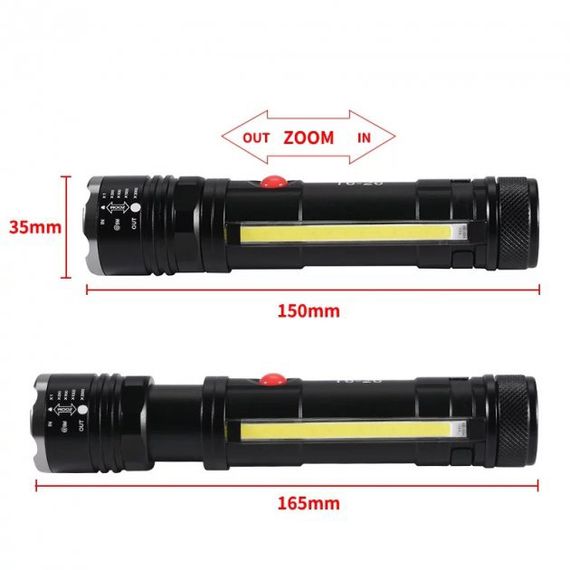 Тактичний ручний ліхтар Police T6-26+T6+COB | Зображення 5