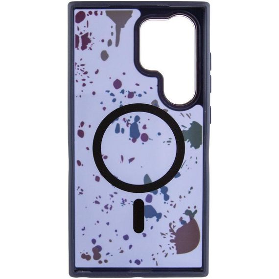 Чехол TPU+PC Flush with Magnetic Fit для Samsung Galaxy S25 Ultra  Dark blue | Зображення 2