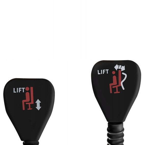 Офисное кресло с подставкой для ног MALATEC 23286 черное | Зображення 9