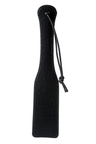 Паддл гладкий с петлей на рукоятке Dream Toys Blaze Luxury Fetish черный Sex Aura | Зображення 1