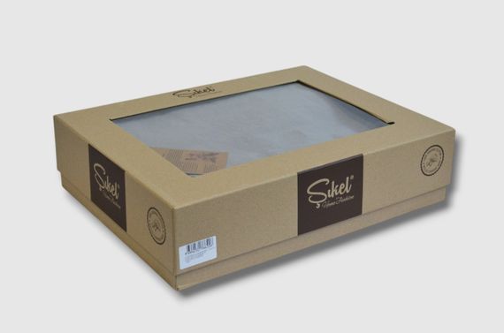 Постільна білизна Sikel Stonewashed Soho 200 х 220 см Gri | Зображення 4