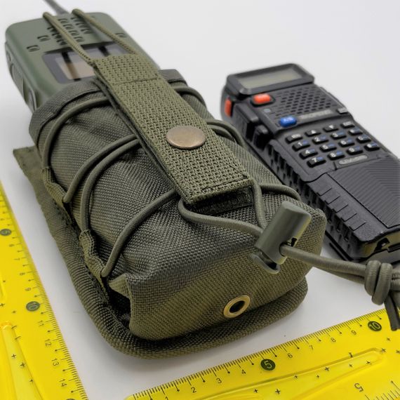 Підсумок під рацію полікордура Олива Molle чохол тримач для радіостанції | Зображення 7