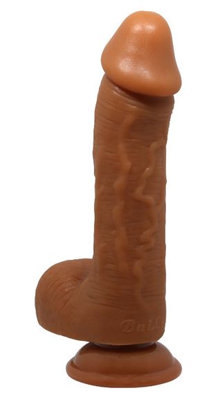 Фалоімітатор на присосці Baile Beautiful JOHNSON 8,7'' Brown, BW-008040NR-1 Sex Aura | Зображення 4