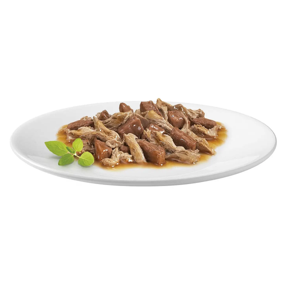 Вологий корм Purina GOURMET GOLD для дорослих котів, з кроликом і печінкою 85г | Зображення 3