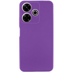 Чохол TPU GETMAN Liquid Silk Full Camera для Xiaomi Redmi 13 4G / Poco M6 4G Фіолетовий / Purple
